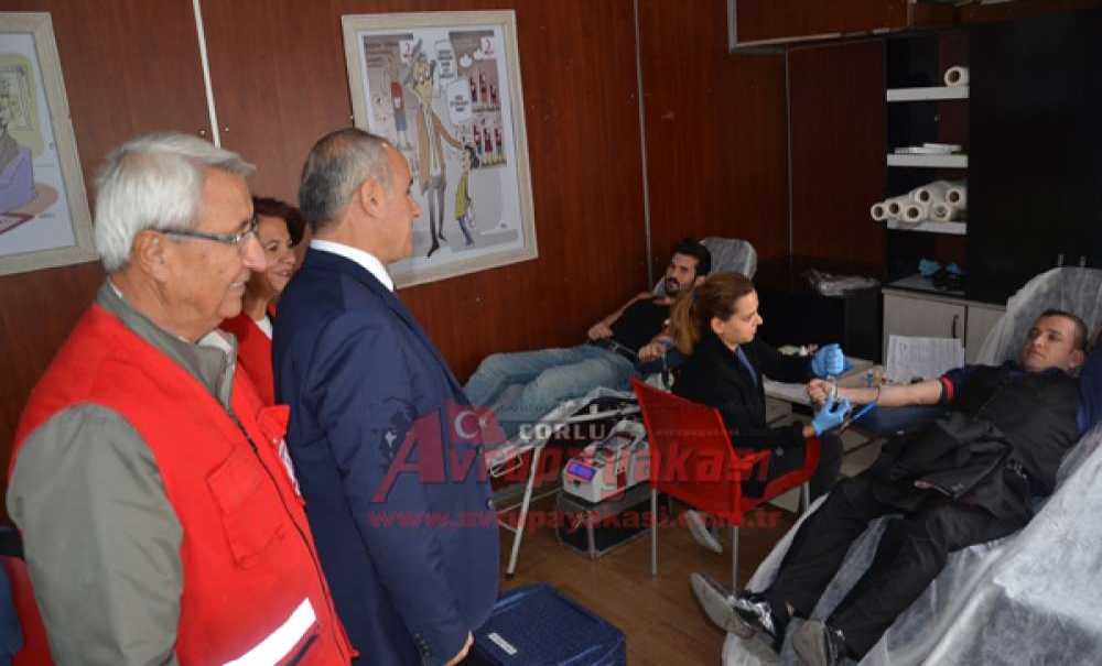 Çorlu Kaymakamı Levent Kılıç: “Kızılay Kan Açığını Tamamen Kapattı”