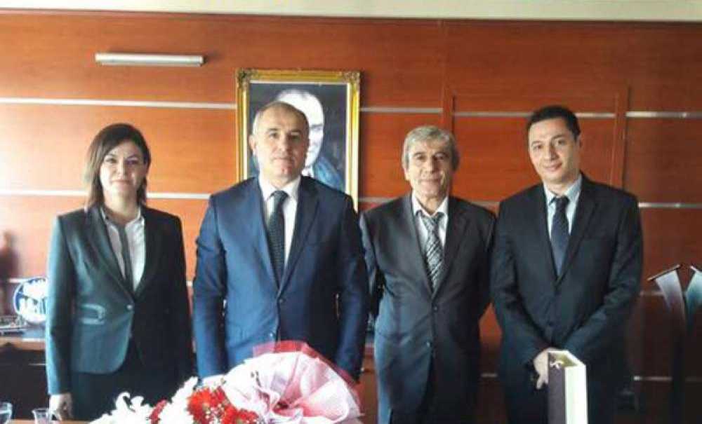 Ptt Yöneticilerinden Kaymakamlar Kılıç Ve Kızıltoprak'a Ziyaret