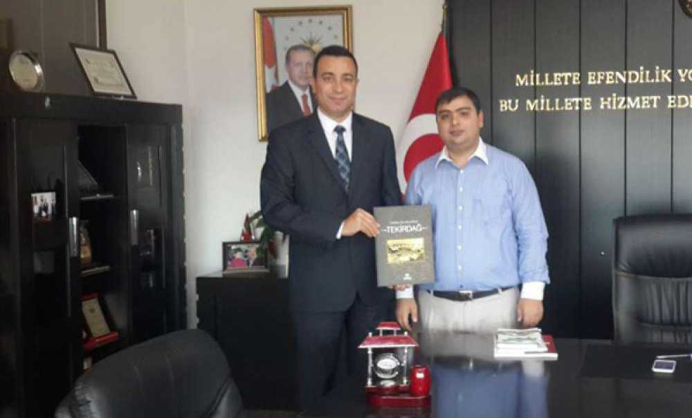 Nkü Çorlu Myo Müdürü Gümüş'ten Kaymakam Kızıltoprak'a Ziyaret