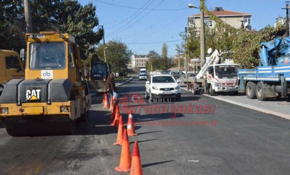 Eski Sanayi Asfaltlanıyor