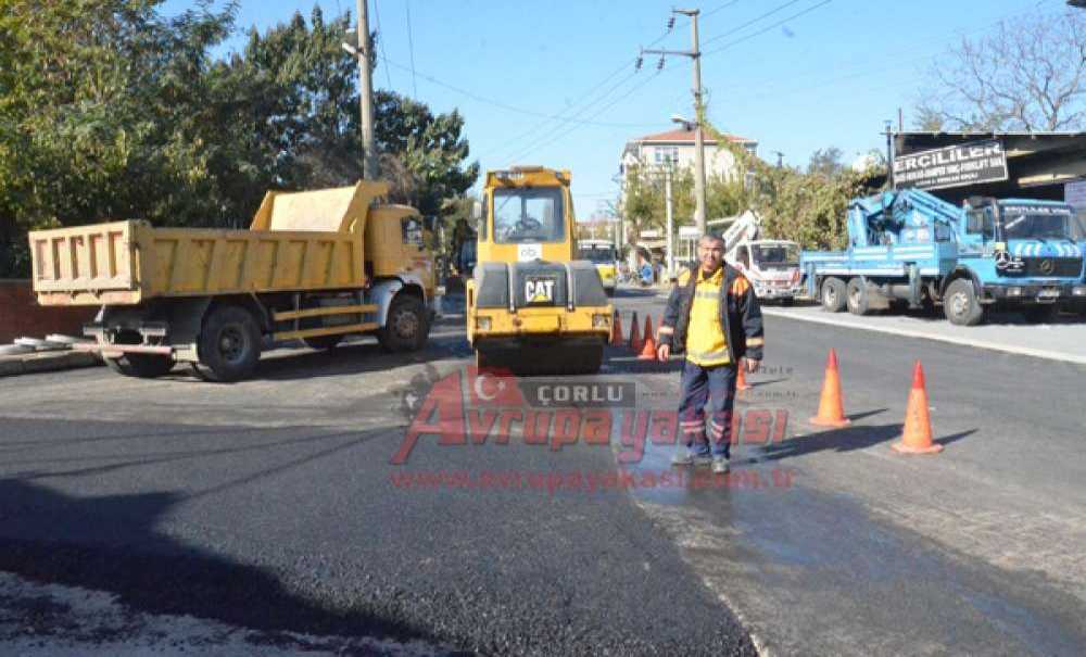 Eski Sanayi Asfaltlanıyor