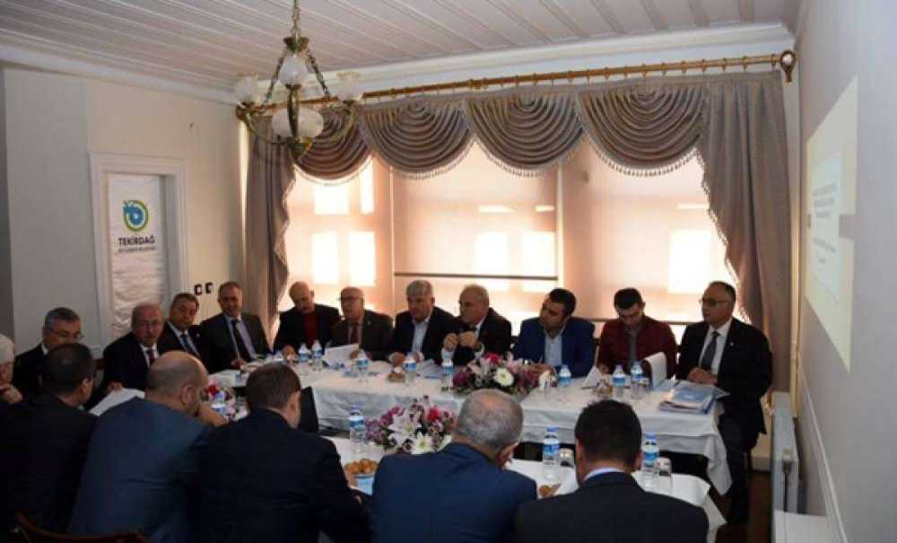 Tekirdağ'a Yapılacak Yatırımlar Görüşüldü