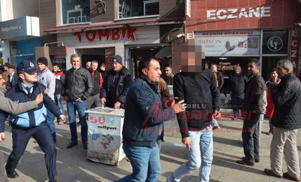 Görev Yapan Zabıtaya Saldırdı