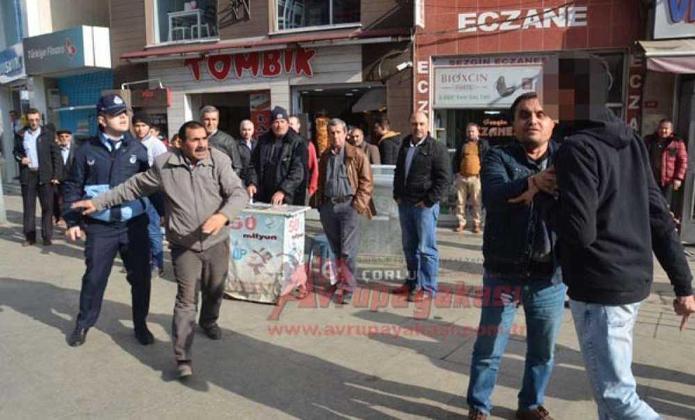 Görev Yapan Zabıtaya Saldırdı