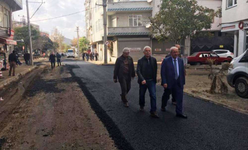 Başkan Albayrak Çorlu'daki Asfalt Çalışmalarını İnceledi