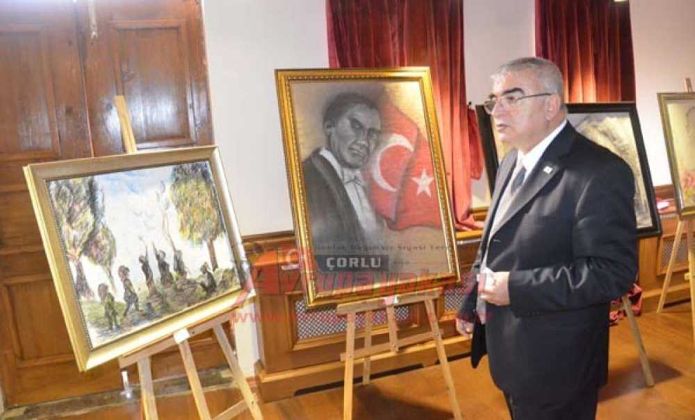 Chp'nin Alternatif Komisyonundan Atatürk Resimleri Sergisi