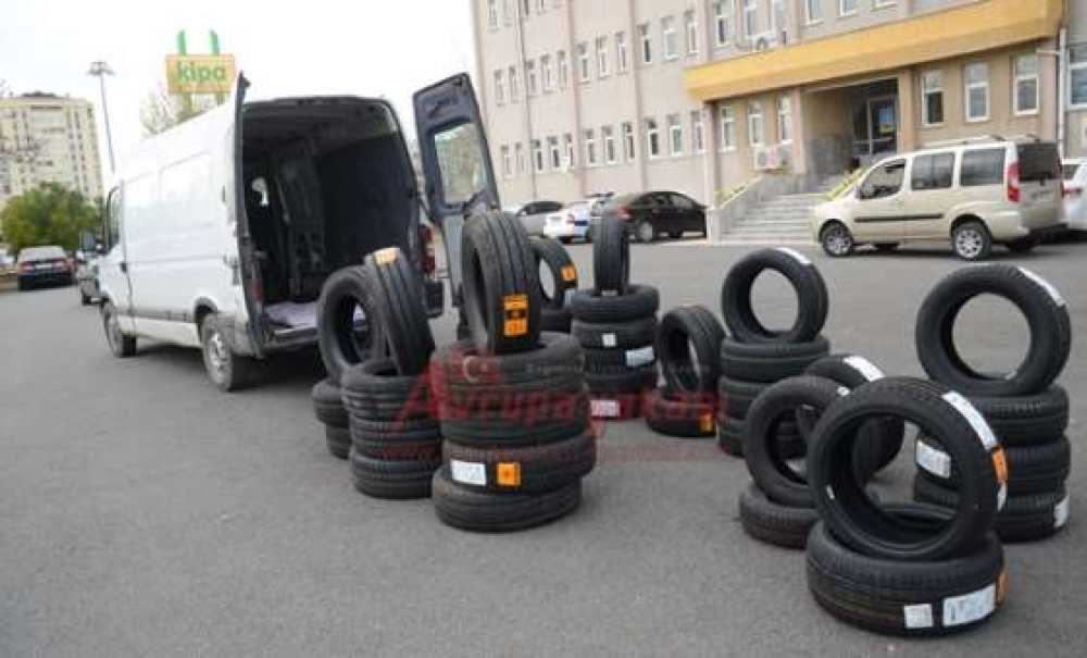 Balıkesir'den Çalınan Lastikler Çorlu'da Bulundu