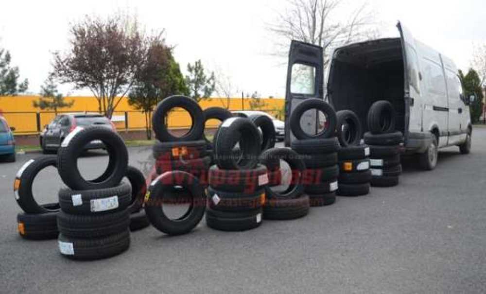 Balıkesir'den Çalınan Lastikler Çorlu'da Bulundu