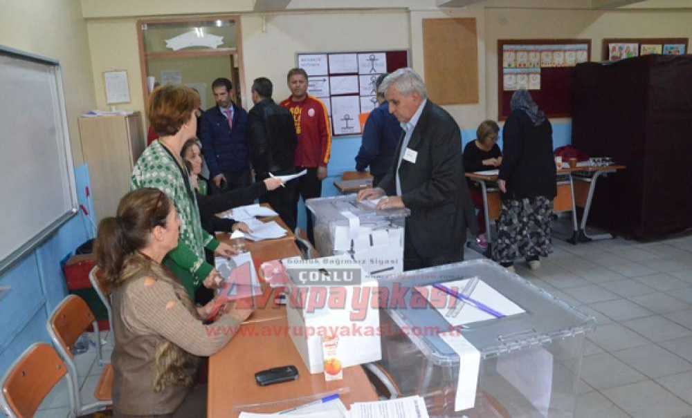 Çorlu'daki Bulgaristan Vatandaşları Bir Kez Daha Sandık Başına Gitti