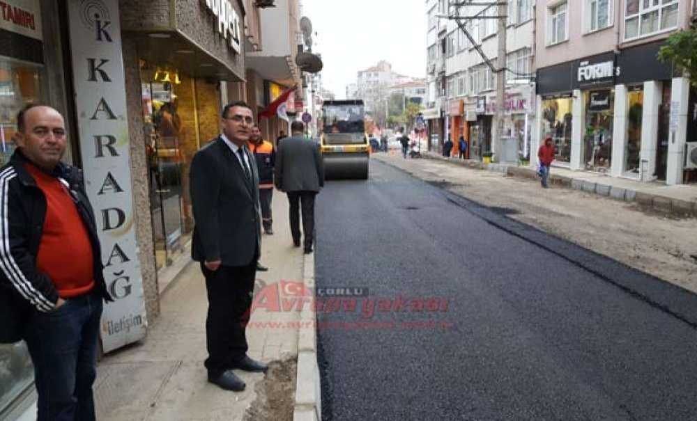 Kumyol Asfaltlanıyor