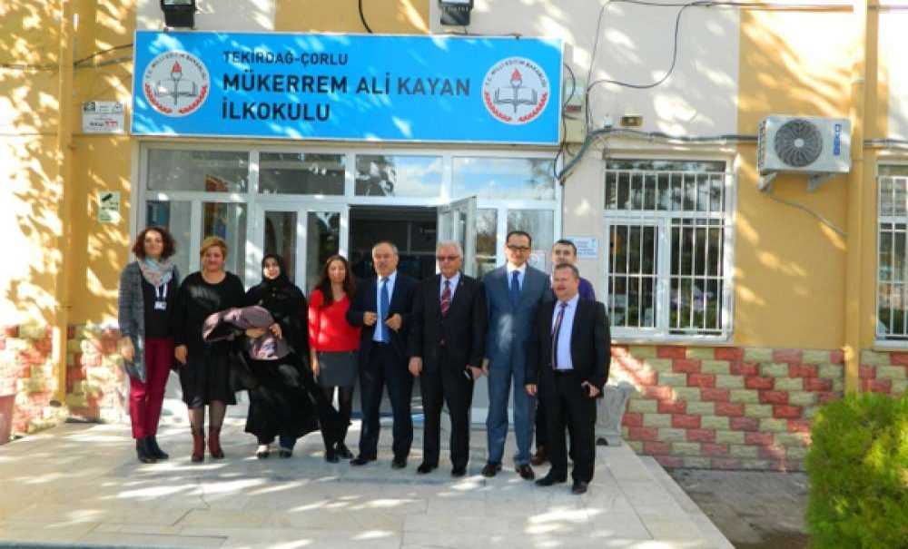 İl Milli Eğitim Müdürü İşler'den Mükerrem Ali Kayan İlkokulu'na Ziyaret