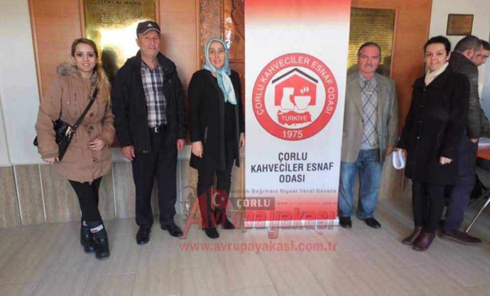 Çorlu Kahveciler Esnaf Odası'ndan Tesk Esnaflık Belgesi Sınavı