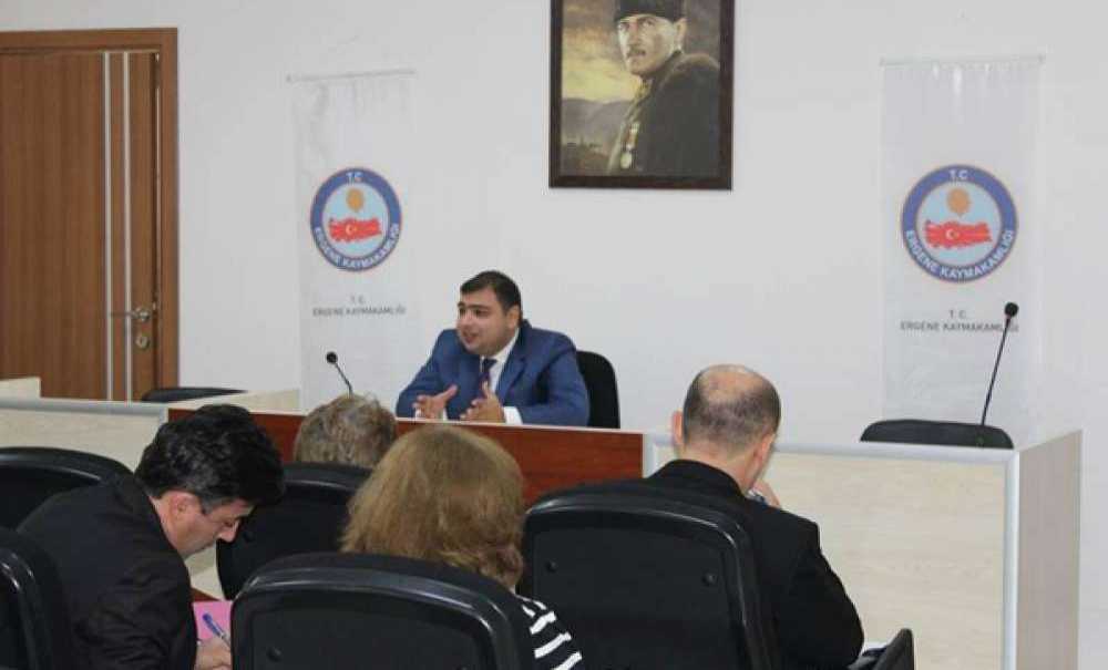 Kaymakam Kızıltoprak Halk Toplantısına Katıldı