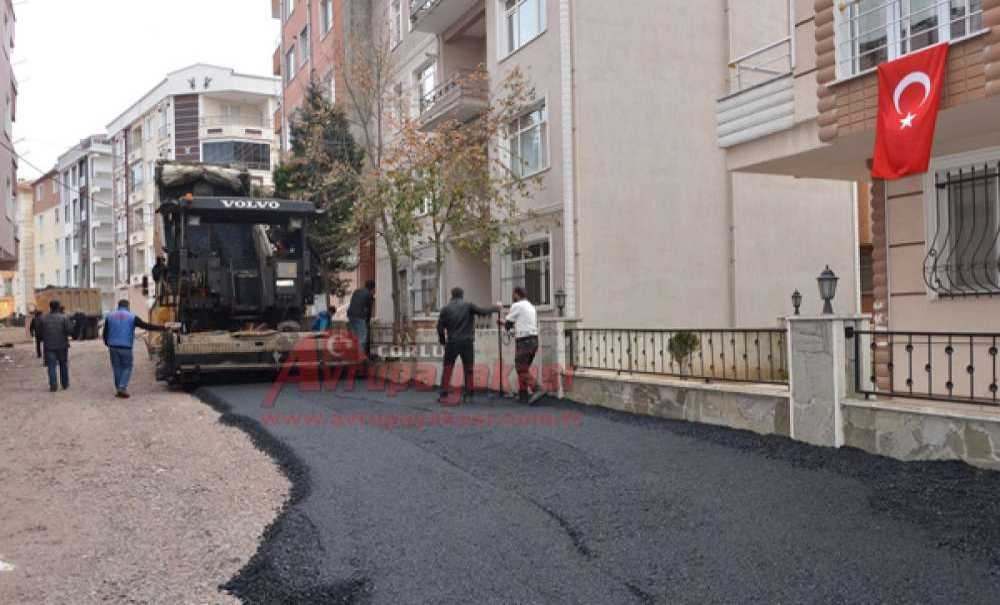 Mavilibahçe Ve Bahçelievler De Asfaltlama Çalışmaları Başladı