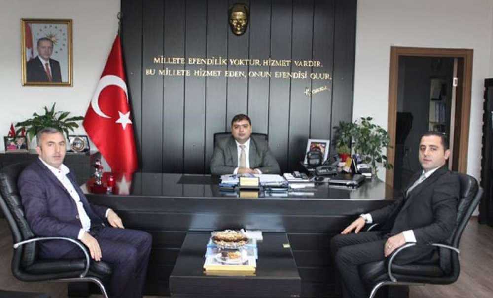 Demirköy Kaymakamı Aydemir'den Kaymakam Kızıltoprak'a Ziyaret