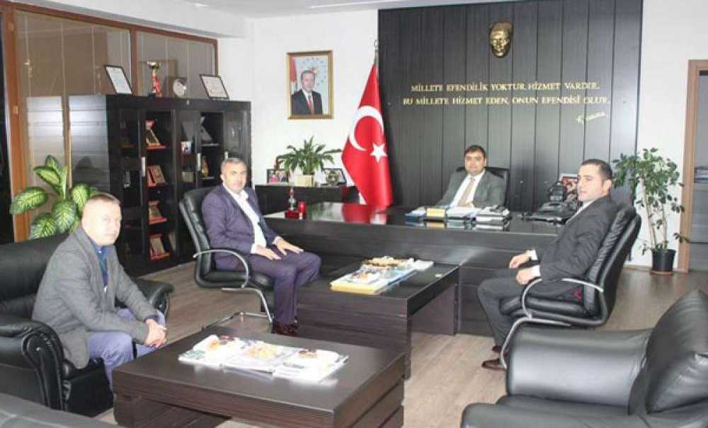 Demirköy Kaymakamı Aydemir'den Kaymakam Kızıltoprak'a Ziyaret