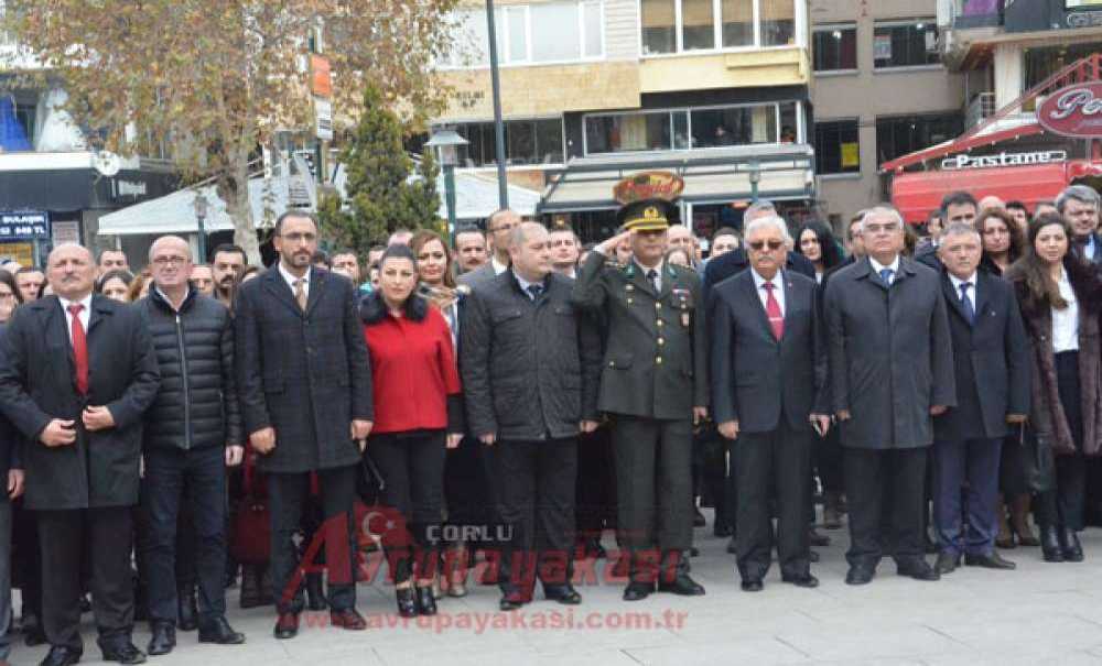 Çorlu'da 24 Kasım Öğretmenler Günü Kutlandı