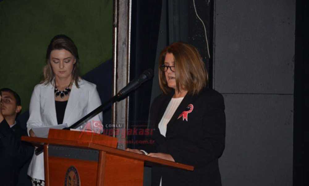 Çorlu'da 24 Kasım Öğretmenler Günü Kutlandı