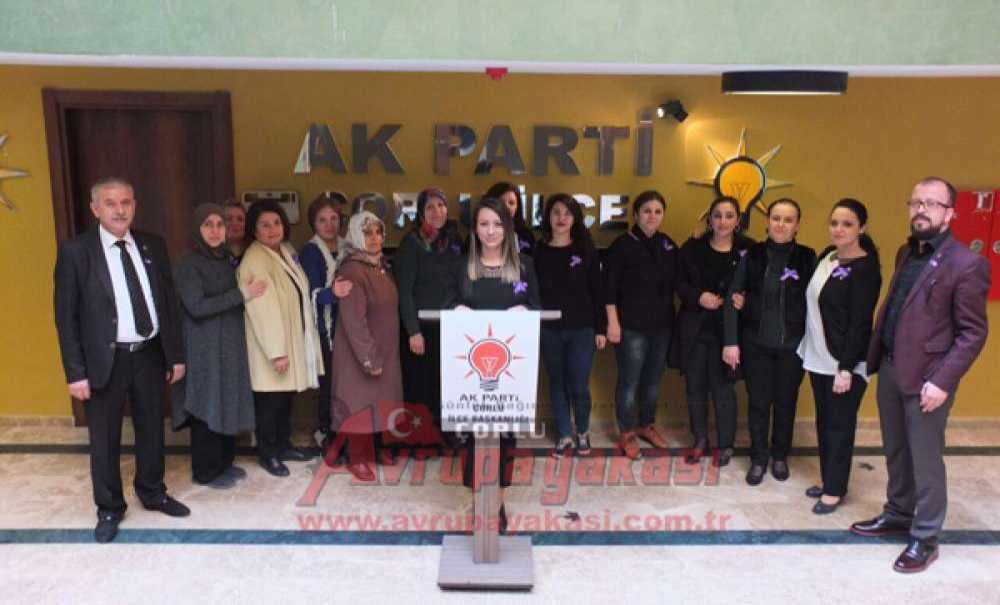 Ak Parti Çorlu İlçe Kadın Kolları Başkanı Dilek Aktolun: “Şiddeti Önlemek Bizim Elimizde”
