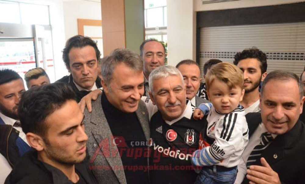 Beşiktaş Başkanı Fikret Orman Çorlu'da