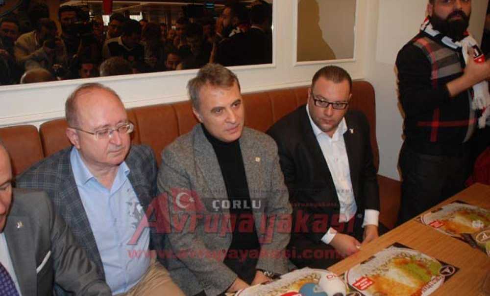 Beşiktaş Başkanı Fikret Orman Çorlu'da