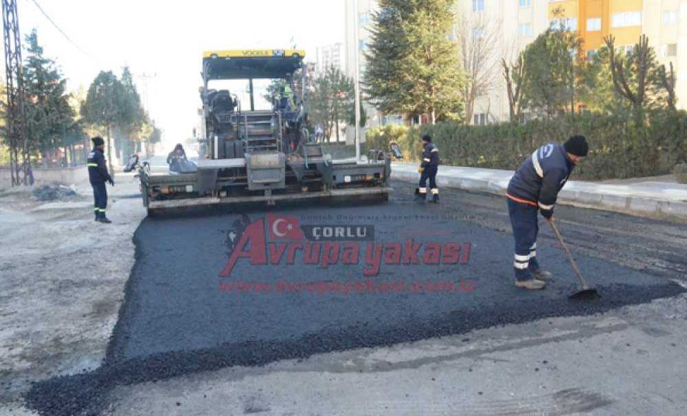 Büyükşehirden Emlak Konutlarına Asfalt