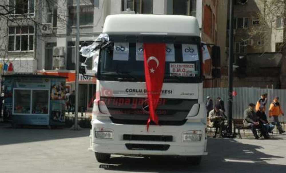 Çorlu Belediyesi'ne Araç Takviyesi