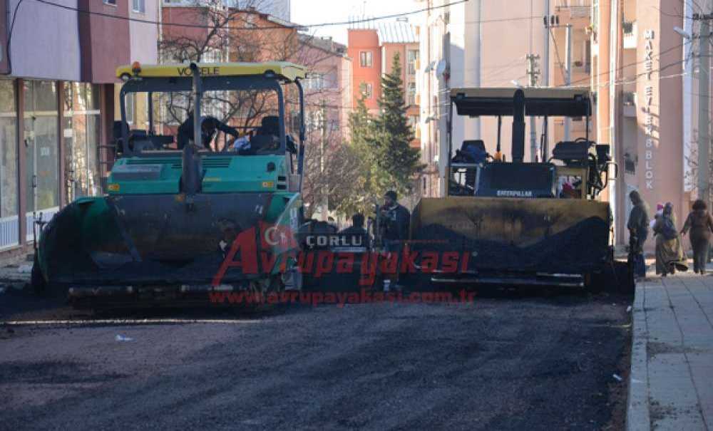 Bahçelievler Asfaltlanıyor