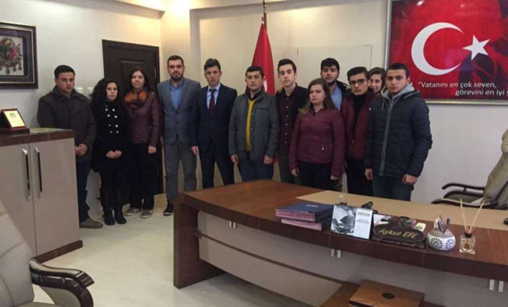 Chp'li Gençlerden Emniyet Müdürlüğüne Taziye Ziyareti