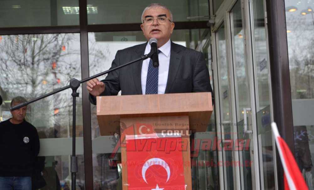 Çorlu Bir Oldu Terörü Lanetledi