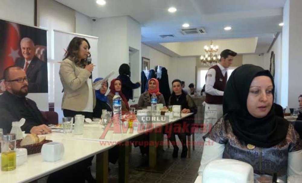 Ak Parti Çorlu Kadın Kolları Başkanı Dilek Aktolun: “Bizler Ülkesini Seven Kadınlarız”