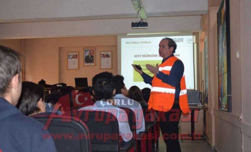 Afad'ın Çorlu'daki Eğitimleri Devam Ediyor