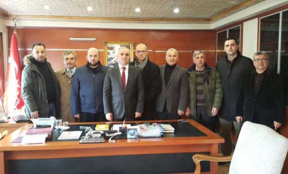 Karadağ Diyanet İşleri Başkanı Feyziç'ten Kaymakam Kılıç'a Ziyaret