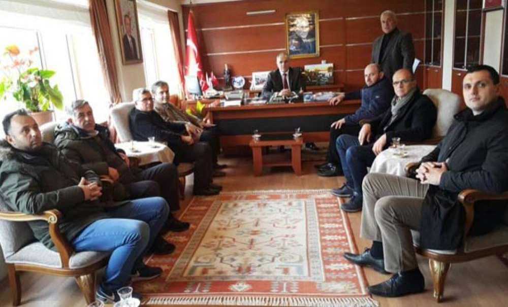 Karadağ Diyanet İşleri Başkanı Feyziç'ten Kaymakam Kılıç'a Ziyaret