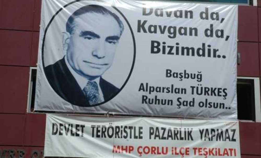 Mhp Çorlu'da Başbuğ Alparslan Türkeş'i Unutmadı