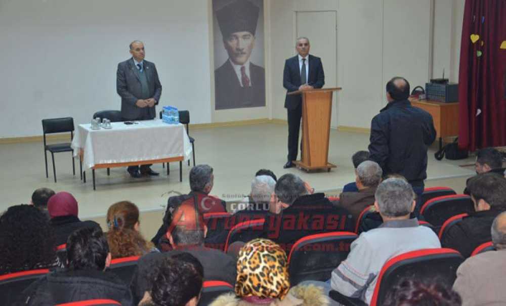 Çorlu Kaymakamlığı'ndan Halk Toplantısı