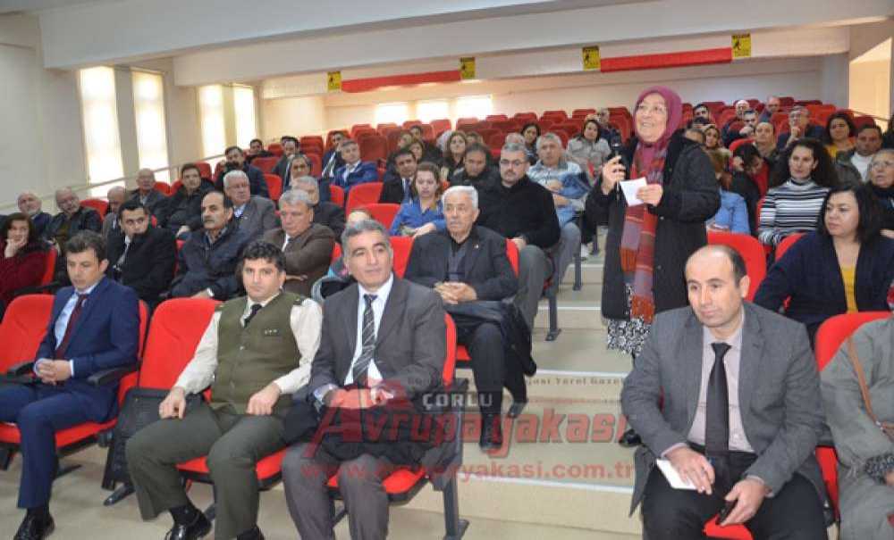 Çorlu Kaymakamlığı'ndan Halk Toplantısı