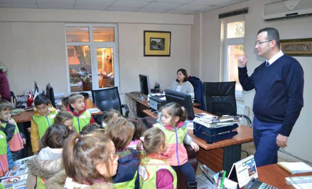 Minik Öğrencilerden Avrupa Yakası Gazetesi`ne Ziyaret