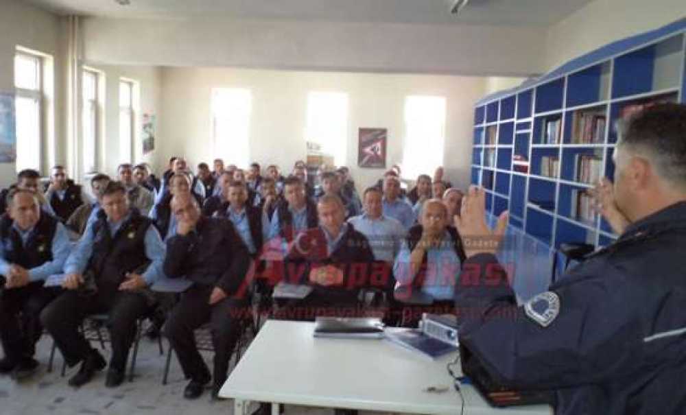 Çorlu Emniyetinden Halk Otobüsü Şoförlerine Eğitim