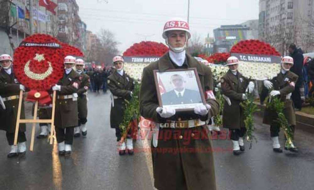 Çorlu Şehidini Uğurladı