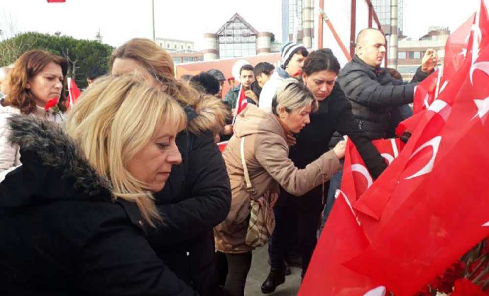 Chp Çorlu İlçe Örgütü Terör Saldırısının Yaşandığı Yere Gitti