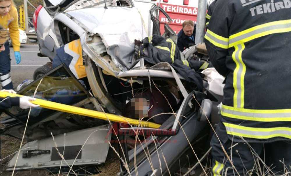 Ergene`de Kaza; 1 Ölü