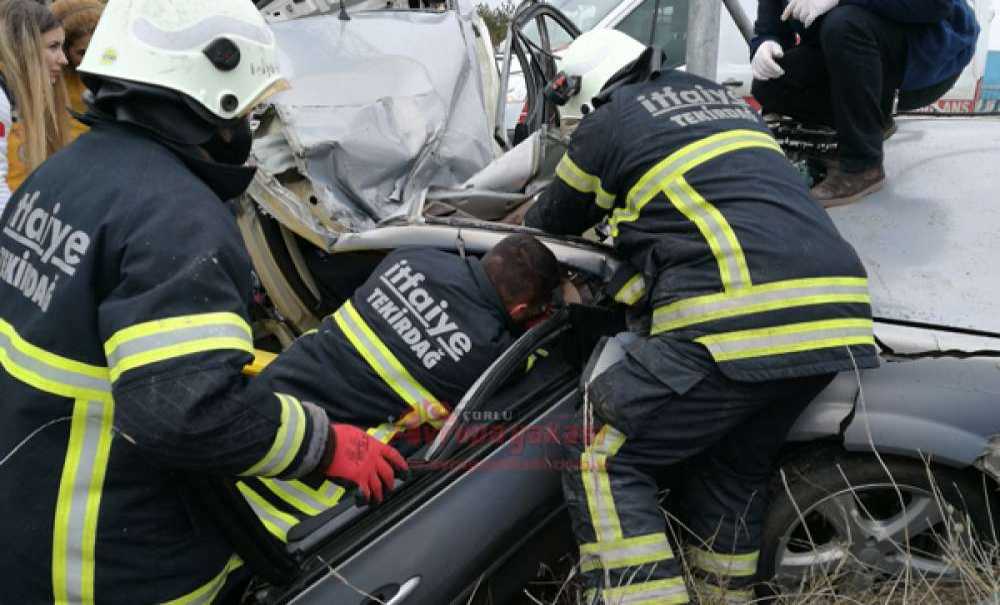 Ergene`de Kaza; 1 Ölü