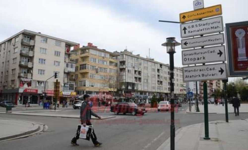 Çorlu'ya Avrupa Standartlarında Tabela