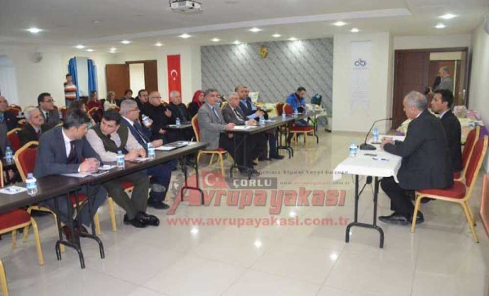 Çorlu Kaymakamlığı'ndan Güvenlik Toplantısı