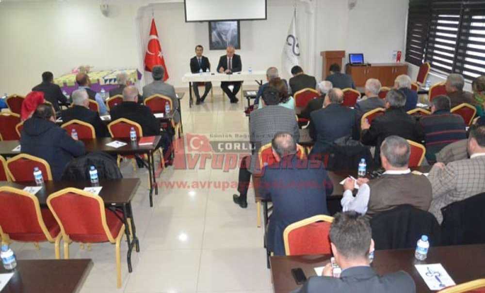 Çorlu Kaymakamlığı'ndan Güvenlik Toplantısı