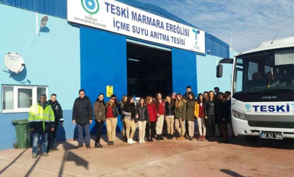 Çorlulu Öğrencilerden Teski Tesislerine İnceleme Gezisi