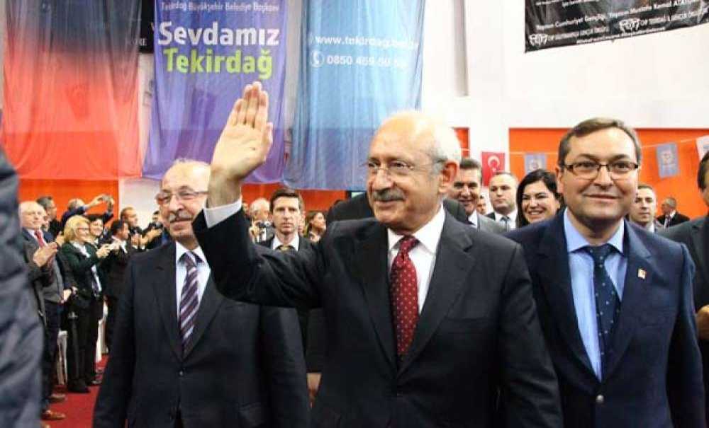 Chp Lideri Kılıçdaroğlu Tekirdağ'da