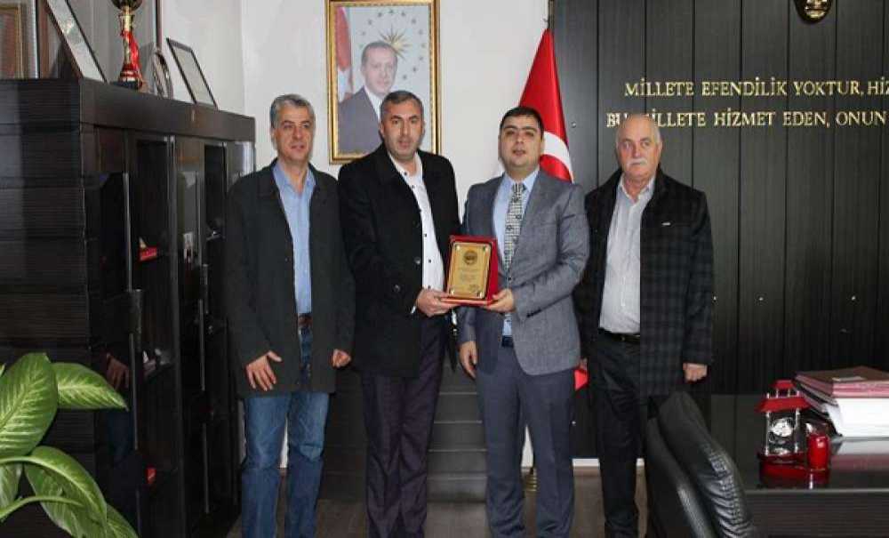 Kırklarelililer Derneği'nden Kaymakam Kızıltoprak'a Ziyaret