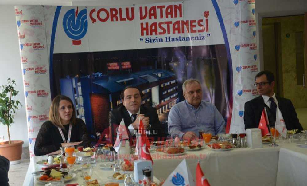 Vatan Hastanesi Gazetecileri Konuk Etti